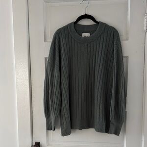 Aerie Super-soft Sage Green oversized Sweater